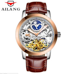 AILANG 2017 New Luxury Casual Clock Men Automatic Watch Skeleton Business Watch Mechanical Relogio Male Montre Watch Mens Reloje