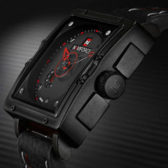NAVIFORCE Men Quartz Sports Watches Fashion Top Brand Leather Strap Creative Waterproof Wristwatches Man Clock Relogio Masculino