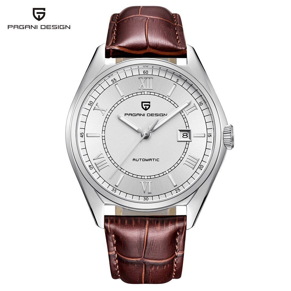 PAGANI DESIGN New Men Mechanical sport Watch Waterproof Genuine Leather Brand Luxury Automatic Business Watch relogio masculino