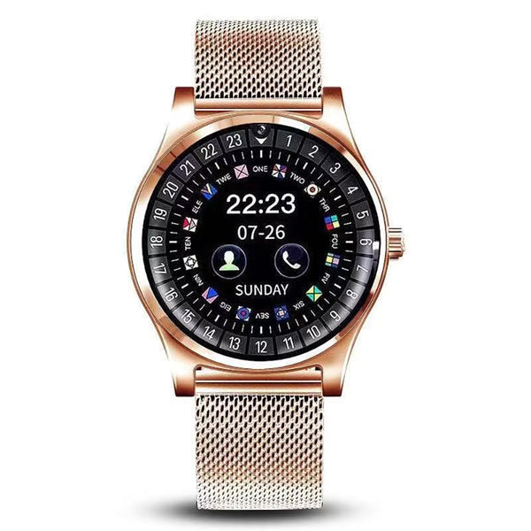 Waterproof Smart Watch Stainless Steel Bluetooth Smart Watch Support TF SIM Card Camera For IOS iPhone Android Phone