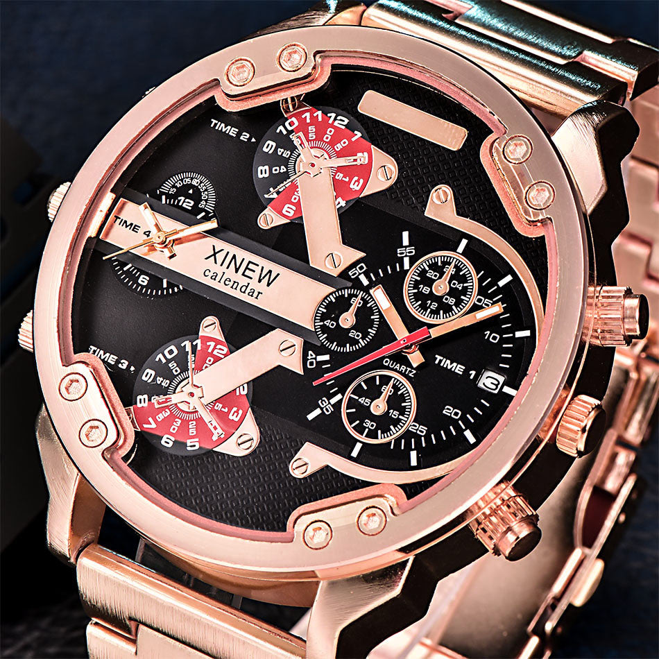 2019 Reloj Fashion Men's Luxury Watch Stainless Steel Sport Analog Quartz Mens  Clock Wristwatch Relogio Masculino zegarek meski