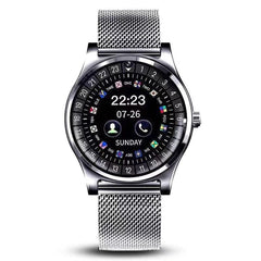 Waterproof Smart Watch Stainless Steel Bluetooth Smart Watch Support TF SIM Card Camera For IOS iPhone Android Phone