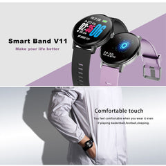 Men women smartwatch waterproof Fitness tracker Pedometer blood pressure Heart rate monitor Health motion Smart watch AndroidIOS