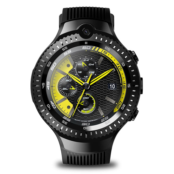 New Zeblaze THOR 4 Dual 4G SmartWatch 5.0MP+5.0MP Dual Camera Android Watch 1.4" AOMLED Display GPS/GLONASS 16GB Smart Watch Men (Black)