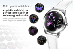 696 KW10 Fashion Smart Watch Women Lovely Bracelet Heart Rate Monitor Sleep Monitoring Smartwatch connect IOS Android PK S3 band