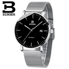 Switzerland BINGER Mens Watches Luxury Brand automatic mechanical Men Watch Sapphire Male Japan Movement reloj hombre B-5081M-12