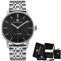 PAGANI design luxury Top Brand simple Chronograph stainless steel Men's Watch Military Quartz Wrist Watches Dress Clock Male