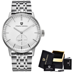 PAGANI design luxury Top Brand simple Chronograph stainless steel Men's Watch Military Quartz Wrist Watches Dress Clock Male