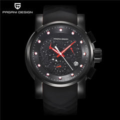 Mens Watches Top Luxury Brand PAGANI DESIGN Sport Military Quatz Watch Silicone Strap Chronograph Waterproof Men's Wrist watch