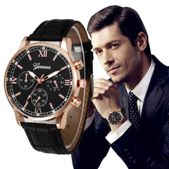 xiniu relogios masculino Business Watch For Men PU Leather Band Analog Alloy Quartz Wrist Watches Men Watch Clock erkek kol saat