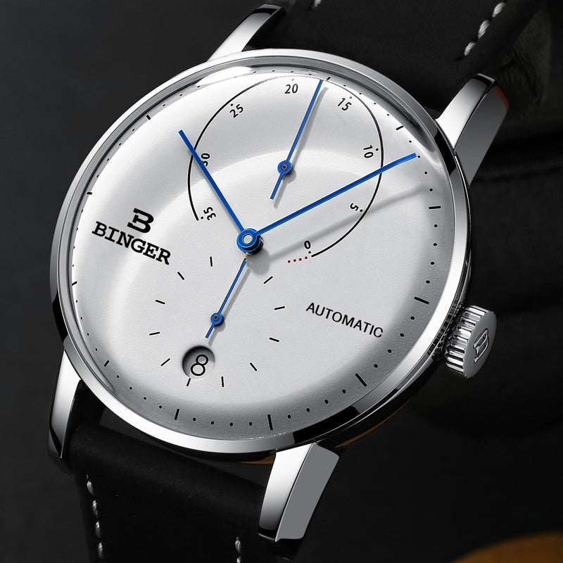 Switzerland BINGER Men's Watches Luxury Brand Automatic Mechanical Men Watch Sapphire Male Japan Movement reloj hombre B1187-0