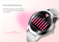 696 KW10 Fashion Smart Watch Women Lovely Bracelet Heart Rate Monitor Sleep Monitoring Smartwatch connect IOS Android PK S3 band