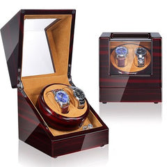 New Wood Watch Winders Black Automatic Self Watch Winder For Mechanical Watches Fashion Watch Storage Organizer Holder