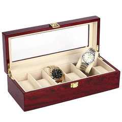 2019 High Quality PU Leather 6 10 12 Slots Wrist Watch Display Box Storage Holder Organizer Watch Case Jewelry Dispay Watch Box