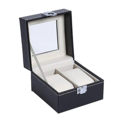 2019 High Quality PU Leather 6 10 12 Slots Wrist Watch Display Box Storage Holder Organizer Watch Case Jewelry Dispay Watch Box